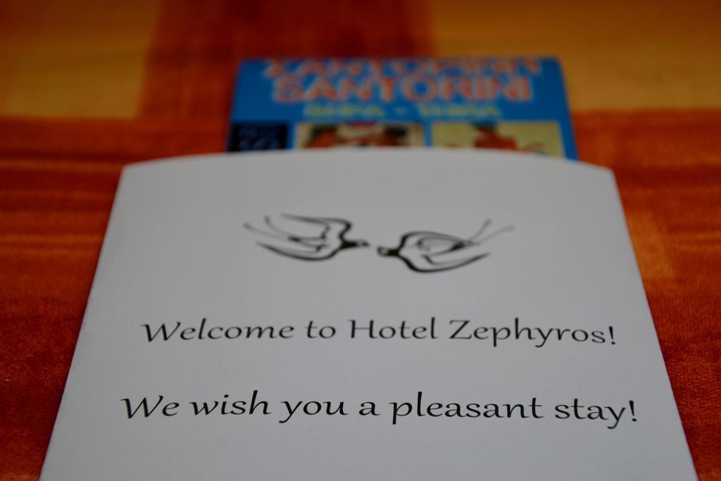 Zephyros Hotel Kamári Buitenkant foto